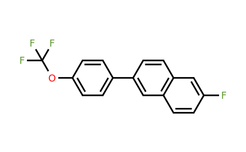 1261461-59-9 | 2-Fluoro-6-(4-(trifluoromethoxy)phenyl)naphthalene