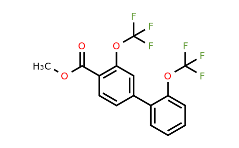 1261464-23-6 | Methyl 3,2'-bis(trifluoromethoxy)biphenyl-4-carboxylate