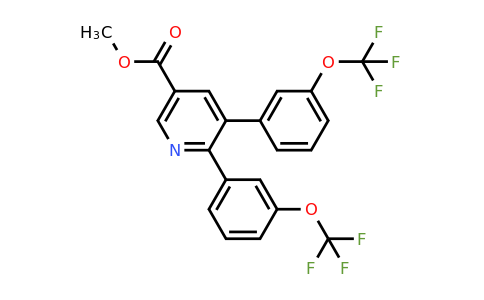 1261464-33-8 | Methyl 5,6-bis(3-(trifluoromethoxy)phenyl)nicotinate