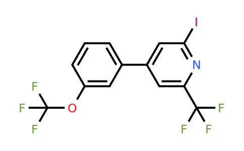 1261464-54-3 | 2-Iodo-4-(3-(trifluoromethoxy)phenyl)-6-(trifluoromethyl)pyridine