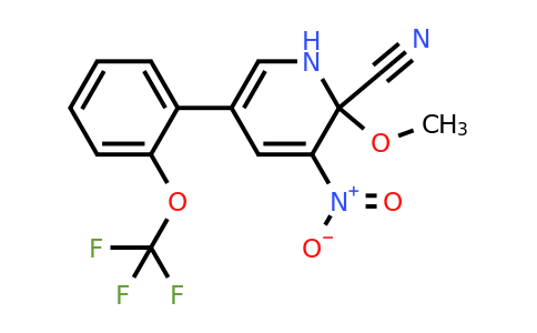 1261464-64-5 | 2-Methoxy-2-Cyano-3-nitro-5-(2-(trifluoromethoxy)phenyl)pyridine