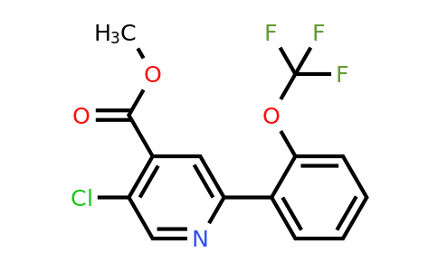 1261464-66-7 | Methyl 5-chloro-2-(2-(trifluoromethoxy)phenyl)isonicotinate