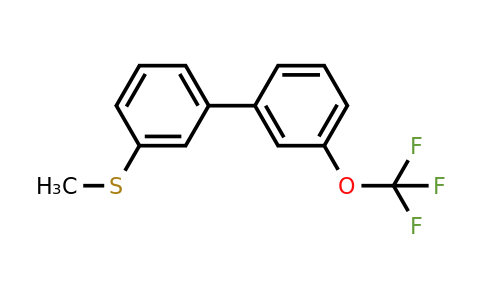 1261465-11-5 | 3'-Methylsulfanyl-3-(trifluoromethoxy)biphenyl
