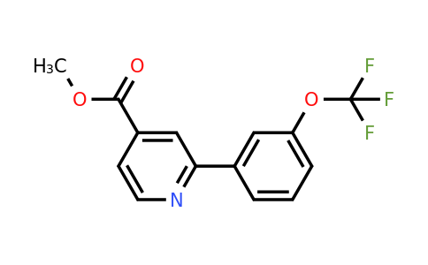 1261465-29-5 | Methyl 2-(3-(trifluoromethoxy)phenyl)isonicotinate