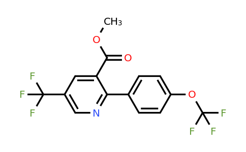 1261465-44-4 | Methyl 2-(4-(trifluoromethoxy)phenyl)-5-(trifluoromethyl)nicotinate