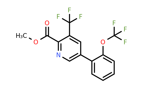 1261465-47-7 | Methyl 5-(2-(trifluoromethoxy)phenyl)-3-(trifluoromethyl)picolinate
