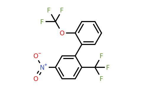 1261465-64-8 | 5-Nitro-2'-(trifluoromethoxy)-2-(trifluoromethyl)biphenyl