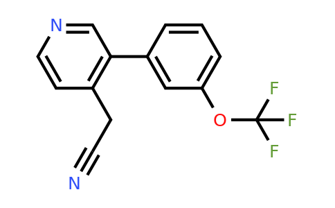 1261465-86-4 | 3-(3-(Trifluoromethoxy)phenyl)pyridine-4-acetonitrile