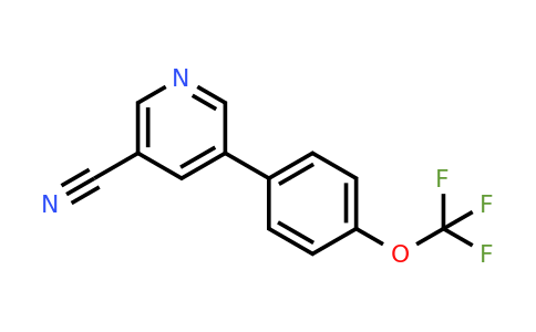 1261465-92-2 | 5-(4-(Trifluoromethoxy)phenyl)nicotinonitrile