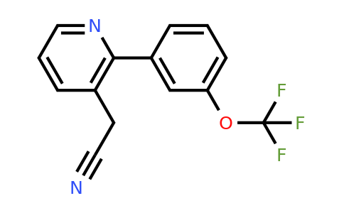 1261466-03-8 | 2-(3-(Trifluoromethoxy)phenyl)pyridine-3-acetonitrile