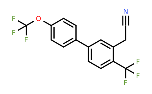 1261466-59-4 | 4'-(Trifluoromethoxy)-4-(trifluoromethyl)biphenyl-3-acetonitrile
