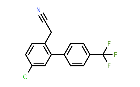 1261467-53-1 | 5-Chloro-4'-(trifluoromethyl)biphenyl-2-acetonitrile