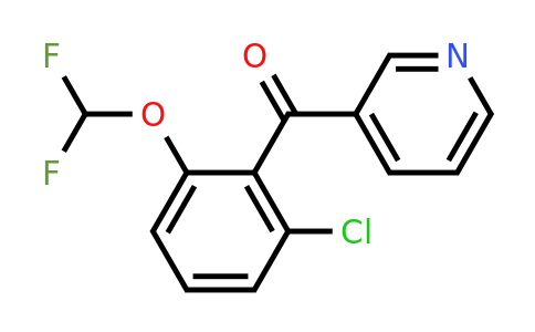 1261468-08-9 | 3-(2-Chloro-6-(difluoromethoxy)benzoyl)pyridine