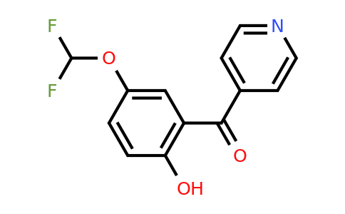 1261468-20-5 | 4-(5-(Difluoromethoxy)-2-hydroxybenzoyl)pyridine