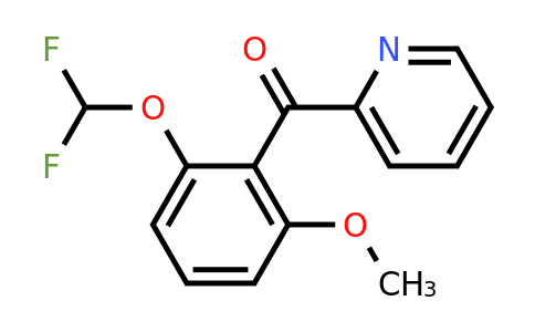 1261468-22-7 | 2-(2-(Difluoromethoxy)-6-methoxybenzoyl)pyridine