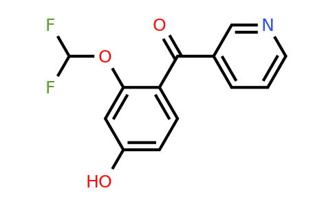 1261468-36-3 | 3-(2-(Difluoromethoxy)-4-hydroxybenzoyl)pyridine