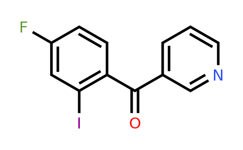 1261468-91-0 | 3-(4-Fluoro-2-iodobenzoyl)pyridine
