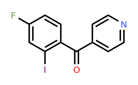 1261468-92-1 | 4-(4-Fluoro-2-iodobenzoyl)pyridine