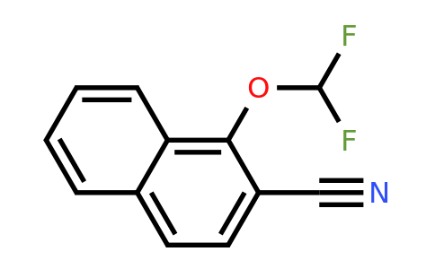 1261469-97-9 | 2-Cyano-1-(difluoromethoxy)naphthalene