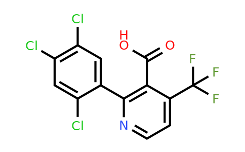 1261470-59-0 | 2-(2,4,5-Trichlorophenyl)-4-(trifluoromethyl)nicotinic acid