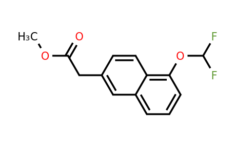 1261470-77-2 | Methyl 1-(difluoromethoxy)naphthalene-6-acetate