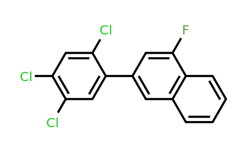 1261471-21-9 | 1-Fluoro-3-(2,4,5-trichlorophenyl)naphthalene