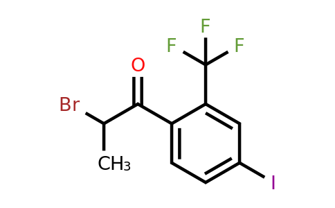 1261471-23-1 | 2-Bromo-4'-iodo-2'-(trifluoromethyl)propiophenone