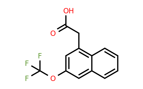 1261471-40-2 | 2-(Trifluoromethoxy)naphthalene-4-acetic acid