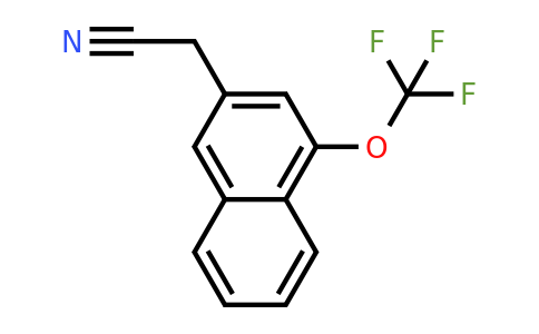 1261471-45-7 | 1-(Trifluoromethoxy)naphthalene-3-acetonitrile