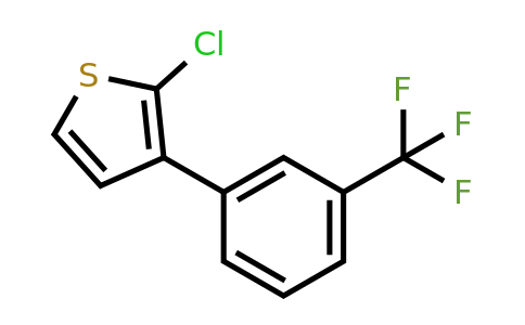 1261471-57-1 | 2-Chloro-3-(3-(trifluoromethyl)phenyl)thiophene