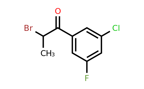 1261472-20-1 | 2-Bromo-3'-chloro-5'-fluoropropiophenone