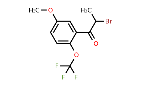 1261472-75-6 | 2-Bromo-5'-methoxy-2'-(trifluoromethoxy)propiophenone