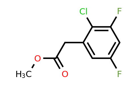 1261473-49-7 | Methyl 2-chloro-3,5-difluorophenylacetate