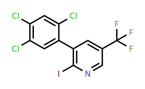 1261473-70-4 | 2-Iodo-3-(2,4,5-trichlorophenyl)-5-(trifluoromethyl)pyridine