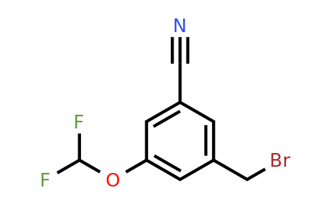 1261474-95-6 | 3-(Bromomethyl)-5-(difluoromethoxy)benzonitrile