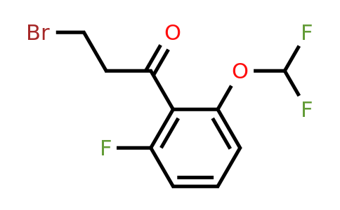 1261475-27-7 | 3-Bromo-2'-(difluoromethoxy)-6'-fluoropropiophenone