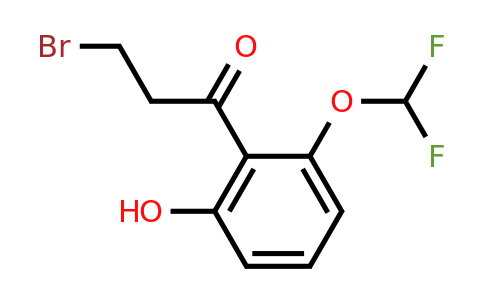 1261475-35-7 | 3-Bromo-2'-(difluoromethoxy)-6'-hydroxypropiophenone