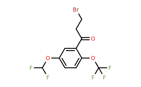1261475-91-5 | 3-Bromo-5'-(difluoromethoxy)-2'-(trifluoromethoxy)propiophenone