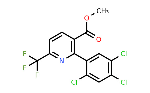 1261475-97-1 | Methyl 2-(2,4,5-trichlorophenyl)-6-(trifluoromethyl)nicotinate