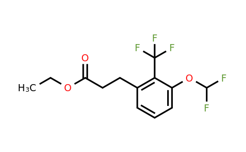 1261476-13-4 | Ethyl 3-(3'-(difluoromethoxy)-2'-(trifluoromethyl)phenyl)propionate
