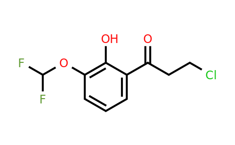 1261477-69-3 | 3-Chloro-3'-(difluoromethoxy)-2'-hydroxypropiophenone
