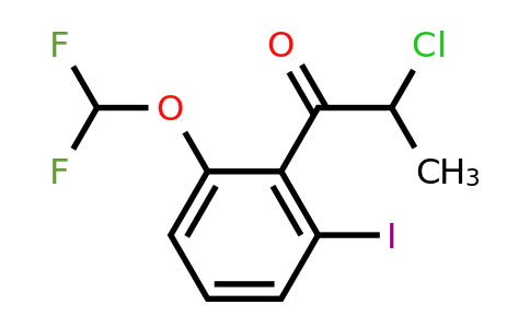 1261477-87-5 | 2-Chloro-2'-(difluoromethoxy)-6'-iodopropiophenone