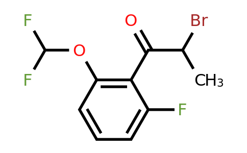 1261477-92-2 | 2-Bromo-2'-fluoro-6'-(difluoromethoxy)propiophenone