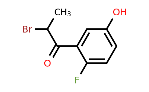 1261478-06-1 | 2-Bromo-2'-fluoro-5'-hydroxypropiophenone