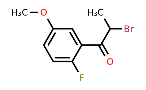 1261478-13-0 | 2-Bromo-2'-fluoro-5'-methoxypropiophenone