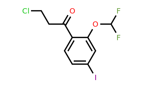 1261478-18-5 | 3-Chloro-2'-(difluoromethoxy)-4'-iodopropiophenone