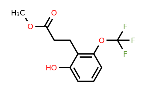 1261478-19-6 | Methyl 3-(2'-hydroxy-6'-(trifluoromethoxy)phenyl)propionate