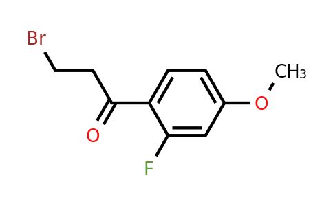 1261478-21-0 | 3-Bromo-2'-fluoro-4'-methoxypropiophenone