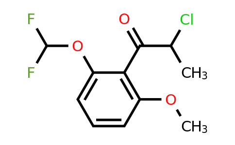 1261478-25-4 | 2-Chloro-2'-(difluoromethoxy)-6'-methoxypropiophenone