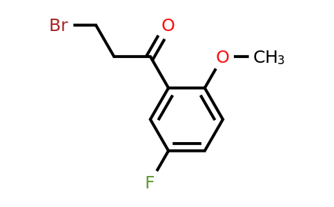 1261478-28-7 | 3-Bromo-5'-fluoro-2'-methoxypropiophenone